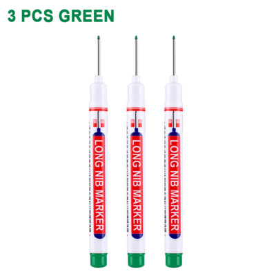 Uljne olovke s dugom glavom Dekoracija za drvo za kupaonicu Višenamjenski set flomastera s dubokim rupama, crvena/crna/plava/zelena