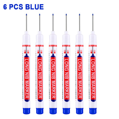 Uljne olovke s dugom glavom Dekoracija za drvo za kupaonicu Višenamjenski set flomastera s dubokim rupama, crvena/crna/plava/zelena