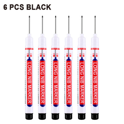Uljne olovke s dugom glavom Dekoracija za drvo za kupaonicu Višenamjenski set flomastera s dubokim rupama, crvena/crna/plava/zelena