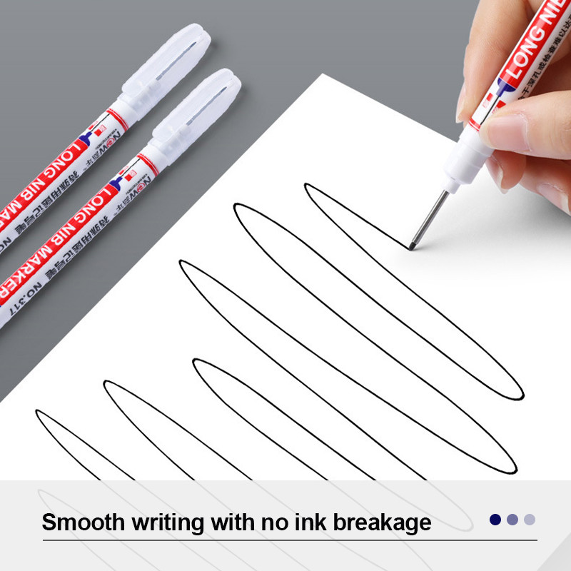 Uljne olovke s dugom glavom Dekoracija za drvo za kupaonicu Višenamjenski set flomastera s dubokim rupama, crvena/crna/plava/zelena