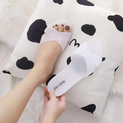 Ženske ljetne, ležerne papuče s jednom riječi, meki potplat, neklizajući, otporne na habanje, kućne papuče, moderne vanjske papuče za plažu