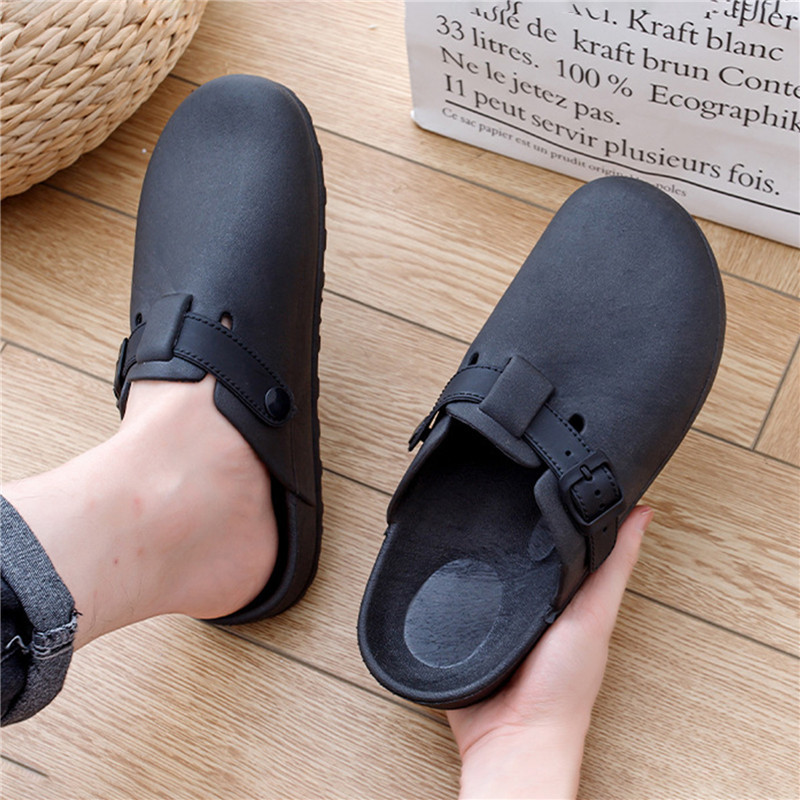 Unisex kućne papuče Ljetne sandale za plažu Ženske 2023. Nove zatvorene prste Meke japanke Ženske muške Tobogane za par Vanjske ravne cipele