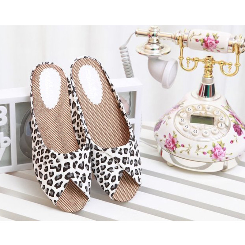 Ljetne ženske papuče 2017. Novo van terena Retro stil Sandale Peep Toe Ženske cipele Natikače s mekim printom Ženske tobogane XC31