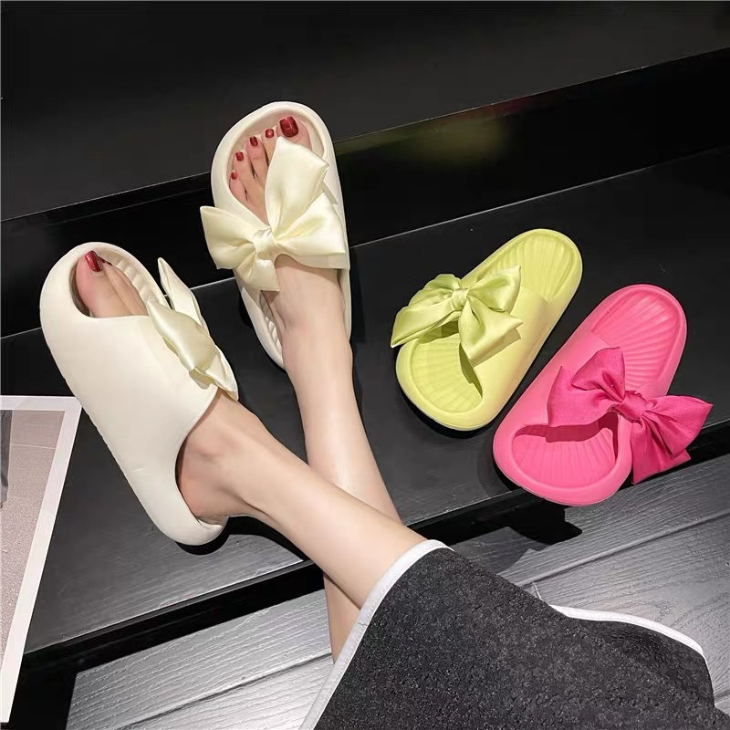 Παντόφλες Γυναικεία Καλοκαιρινή Παραλία Ourdoor Slides Super Soft Deodorant Πλατφόρμα Πεταλούδα Κόμπος Σανδάλια και Παντόφλες Zapatillas Planas