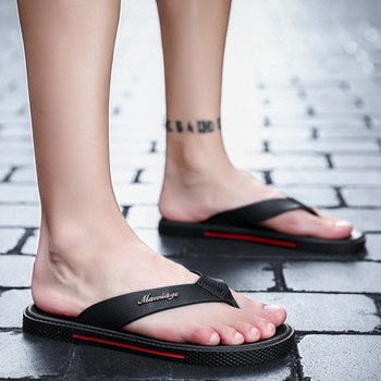 Мъжки джапанки Плажни луксозни дизайнерски маркови обувки Плоски ежедневни чехли за ходене Обувки за мъже Лято 2023 Джапанки Chinelos