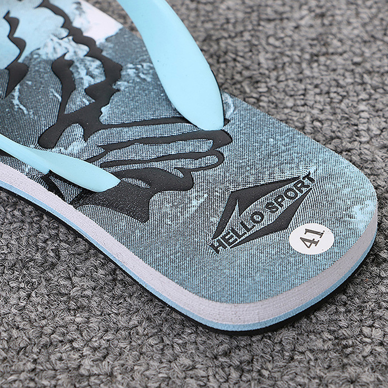 Moda coreeană Bărbați Femei Moda Camuflaj Flip Flops Papuci de baie Sandale de plajă Anti-alunecare Zapatos Hombre Pantofi Eur 40-45