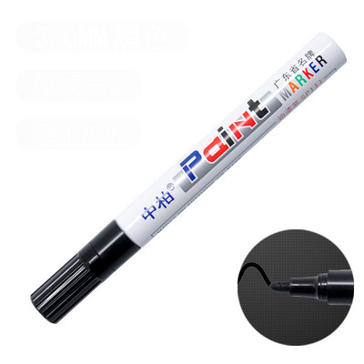 Metalne olovke od 3 mm na bazi ulja, trajni markeri za automobilske gume, kamene slike, kamen, keramiku, staklo, finu točku