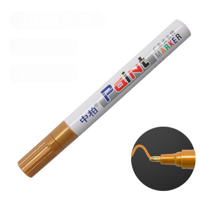 Metalne olovke od 3 mm na bazi ulja, trajni markeri za automobilske gume, kamene slike, kamen, keramiku, staklo, finu točku