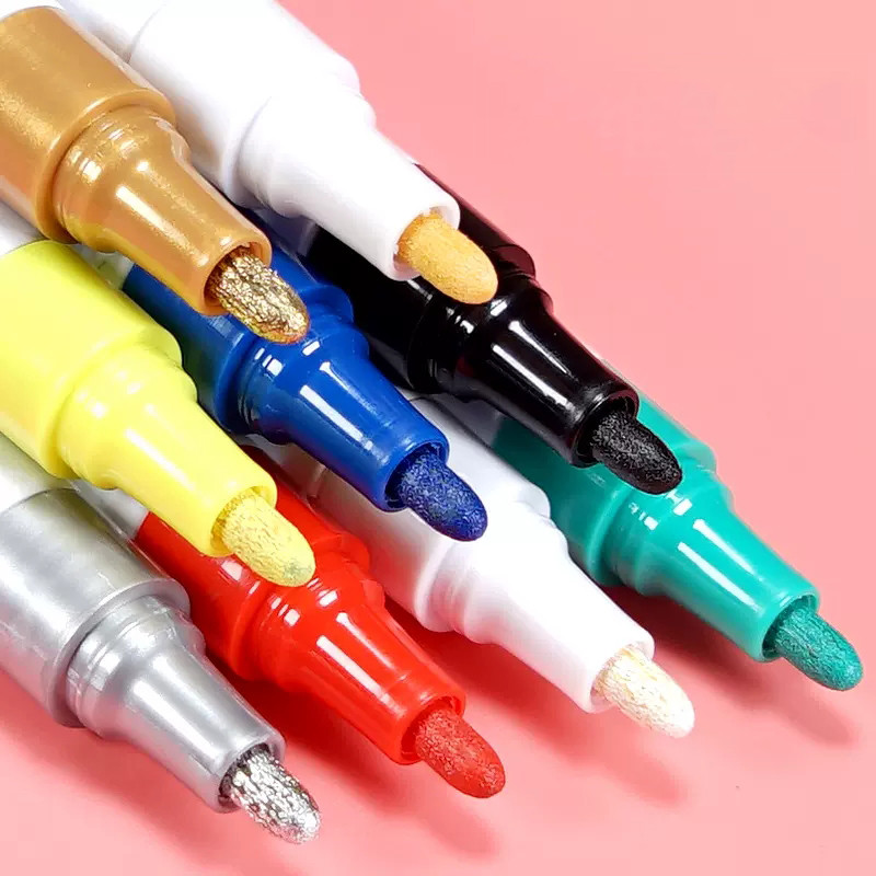 Metalne olovke od 3 mm na bazi ulja, trajni markeri za automobilske gume, kamene slike, kamen, keramiku, staklo, finu točku
