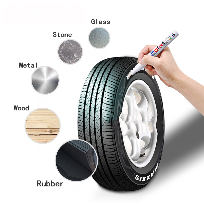 Metalne olovke od 3 mm na bazi ulja, trajni markeri za automobilske gume, kamene slike, kamen, keramiku, staklo, finu točku