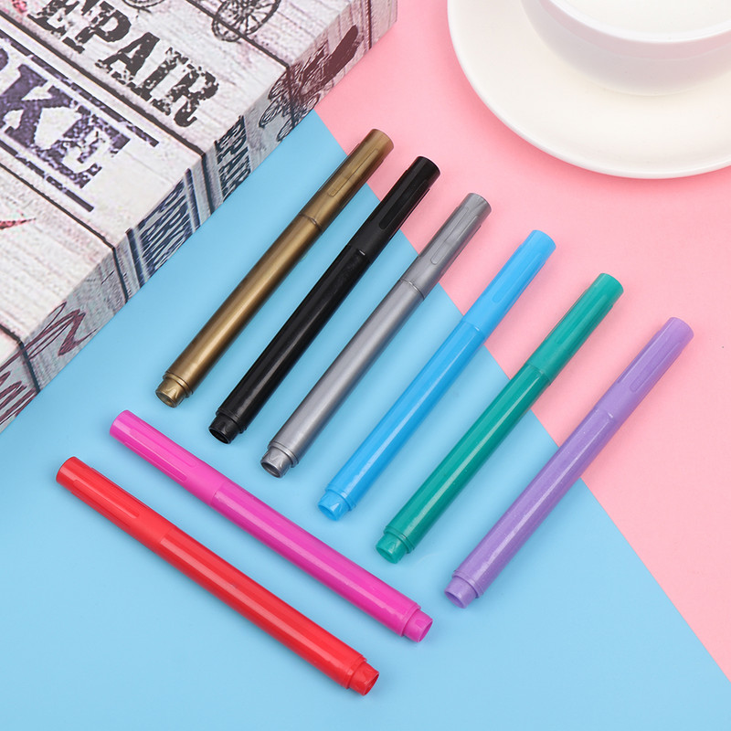 1PC Netoksična tinta Metalne staklene olovke Svjetlucavi marker za vino za DIY vino Vaša šalica ili staklena boca Oznaka za vjenčanja Potrepštine za događaje