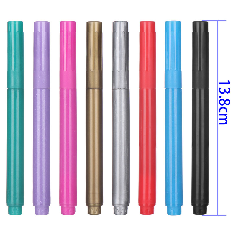 1PC Netoksična tinta Metalne staklene olovke Svjetlucavi marker za vino za DIY vino Vaša šalica ili staklena boca Oznaka za vjenčanja Potrepštine za događaje