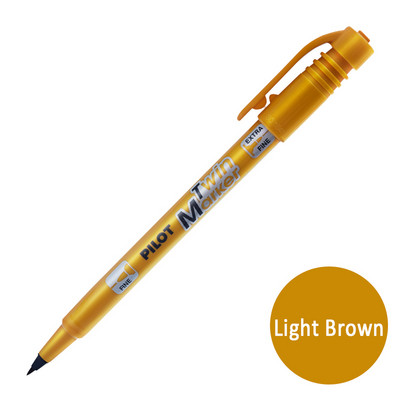 „LifeMaster Pilot“ dvigubas žymeklis, spalvotas dvipusis ypač smulkus/smulkus taškas nuolatinis alyvos rašalo ženklas ant kompaktinio disko / stiklo / metalo / audinio / plastiko