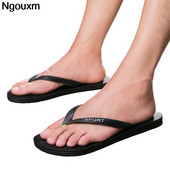 Ngouxm Ljetne muške papuče Cipele za vanjske neklizajuće cipele za plažu Brzo sušeće ravne japanke za obrok Lagane meke EVA