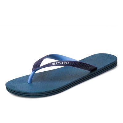 Ngouxm Ljetne muške papuče Cipele za vanjske neklizajuće cipele za plažu Brzo sušeće ravne japanke za obrok Lagane meke EVA