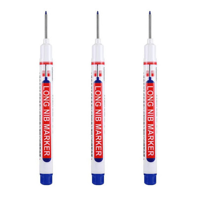 1/3/4/5Pcs/Set markeri s dugom glavom Dekoracija za drvo za kupaonicu Višenamjenska olovka s dubokim rupama crvena/crna/plava/bijela tinta