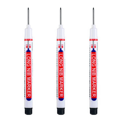 1/3/4/5Pcs/Set markeri s dugom glavom Dekoracija za drvo za kupaonicu Višenamjenska olovka s dubokim rupama crvena/crna/plava/bijela tinta