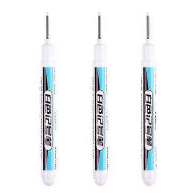 1/3/4/5Pcs/Set markeri s dugom glavom Dekoracija za drvo za kupaonicu Višenamjenska olovka s dubokim rupama crvena/crna/plava/bijela tinta