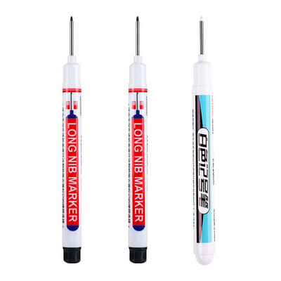 1/3/4/5Pcs/Set markeri s dugom glavom Dekoracija za drvo za kupaonicu Višenamjenska olovka s dubokim rupama crvena/crna/plava/bijela tinta