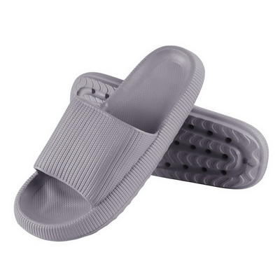 4,0 cm Női Felhők Csúszdák Puha Eva Vastag Alsó Csúszásgátló Fürdőszobapapucs Uniszex Otthon Strandcipők Nyári szandál Férfi papucsok
