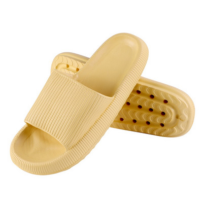 4,0 cm Női Felhők Csúszdák Puha Eva Vastag Alsó Csúszásgátló Fürdőszobapapucs Uniszex Otthon Strandcipők Nyári szandál Férfi papucsok