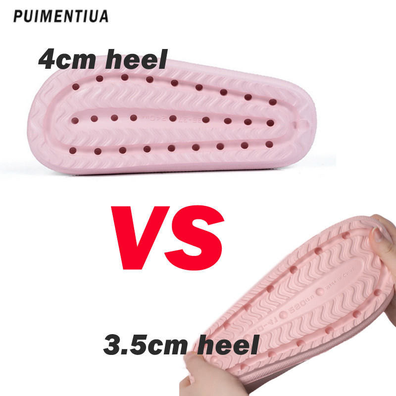 4,0 cm Női Felhők Csúszdák Puha Eva Vastag Alsó Csúszásgátló Fürdőszobapapucs Uniszex Otthon Strandcipők Nyári szandál Férfi papucsok