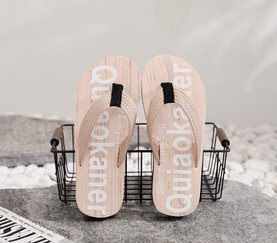 Ljetne muške japanke Cipele s kopčom za plažu Modne ležerne jednostavne neklizajuće papuče Vanjske japanke muške sandale klizače