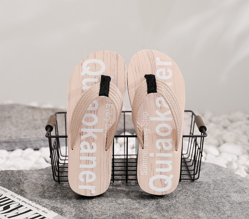 Ljetne muške japanke Cipele s kopčom za plažu Modne ležerne jednostavne neklizajuće papuče Vanjske japanke muške sandale klizače