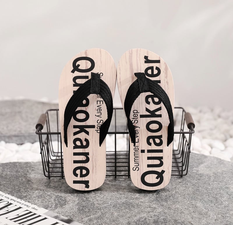 Ljetne muške japanke Cipele s kopčom za plažu Modne ležerne jednostavne neklizajuće papuče Vanjske japanke muške sandale klizače