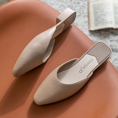 Vară The New Wild Lazy Baotou Chunky Heel Fairy Style Internet Celebrity Fashion Sandale anti-alunecare în afara femeii