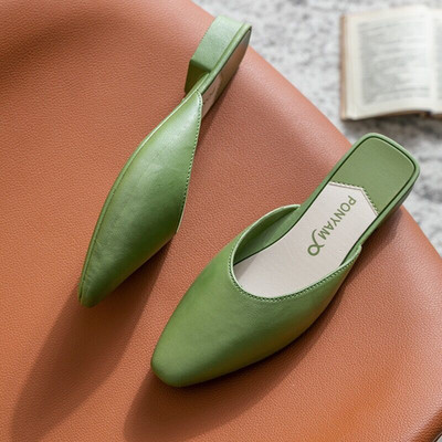 Vară The New Wild Lazy Baotou Chunky Heel Fairy Style Internet Celebrity Fashion Sandale anti-alunecare în afara femeii