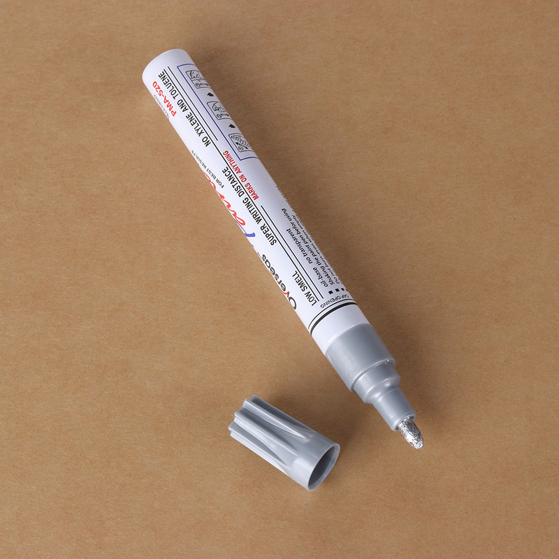1Pc Univerzalna vodootporna trajna olovka za markere za automobilske gume Profil guma Guma Metal Drvo Staklo Plastika Karton i papir