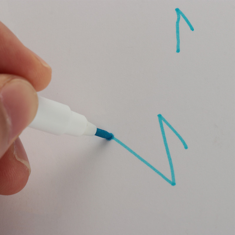 1/3 KOM. Izbrisiva olovka Plava, ljubičasta, ružičasta tinta Vodotopivi marker za tkanine Dvostruka glava koja automatski nestaje Marker za tkanine