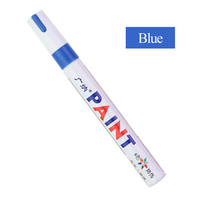 GANA έγχρωμοι μαρκαδόροι λαδιού Αδιάβροχο στυλό μαρκαδόρου 12 Χρώμα Χρήση για DIY Craft άλμπουμ αυτοκινήτου Μεταλλικό γυαλί Face Art Tool GN-110