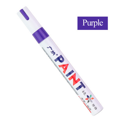 GANA έγχρωμοι μαρκαδόροι λαδιού Αδιάβροχο στυλό μαρκαδόρου 12 Χρώμα Χρήση για DIY Craft άλμπουμ αυτοκινήτου Μεταλλικό γυαλί Face Art Tool GN-110