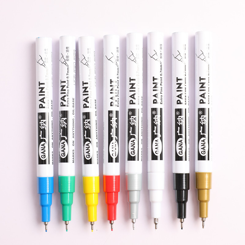 1 ks kovový popisovač, 8 farieb na výber, 0,7 mm extra jemný hrot, netoxický permanentný popisovač, umelecký popisovač pre domácich majstrov.