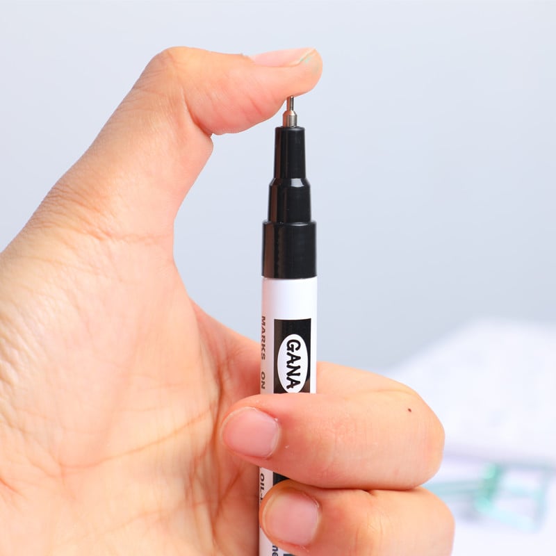 1 ks kovový popisovač, 8 farieb na výber, 0,7 mm extra jemný hrot, netoxický permanentný popisovač, umelecký popisovač pre domácich majstrov.