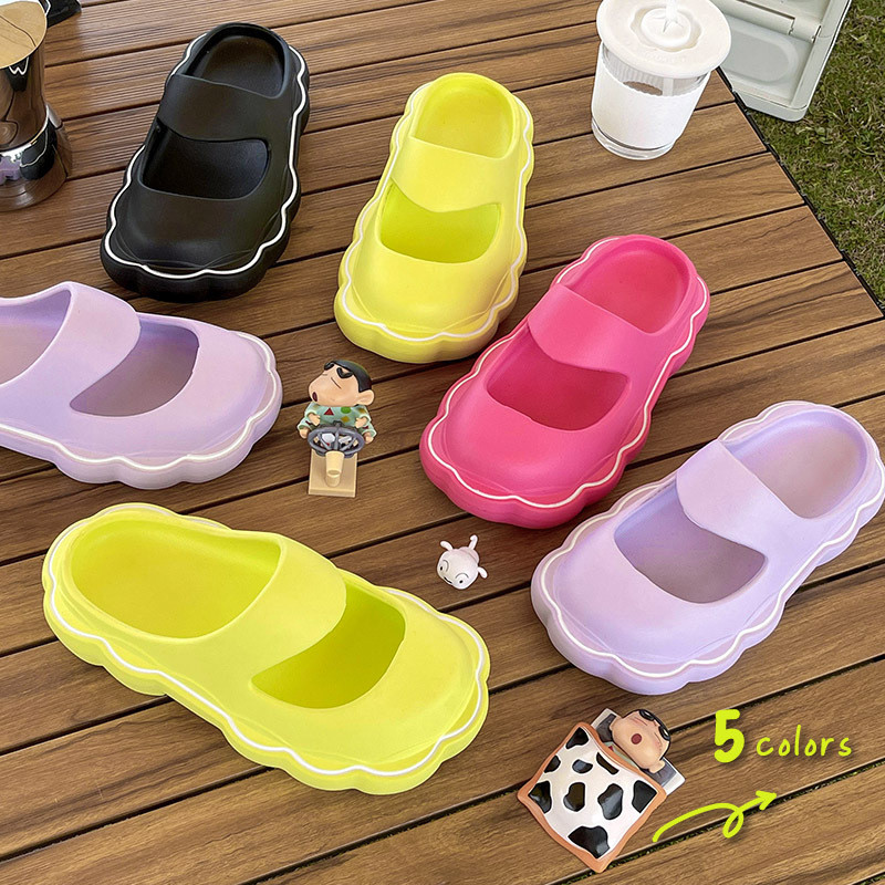 2023. Nove ženske ljetne papuče Mary Jane Slatke sandale za plažu EVA neklizajuće cipele za vanjske tobogane Zapatos De Mujer