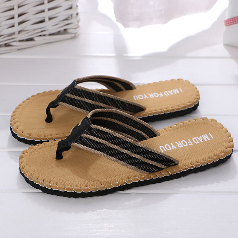 Modne papuče Muške cipele Ljetne cipele za plažu Prozračne cipele Sandale Kućne papuče Japanke Ravne kućne crne Chausson Homme