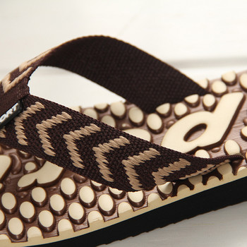 Casual ανδρικά σανδάλια 2019 Summer σαγιονάρες Flat σανδάλια Παπούτσια για ανδρικές ριγέ σαγιονάρες Σανδάλια παραλίας Παπούτσια Ανδρικά παπούτσια εξωτερικά