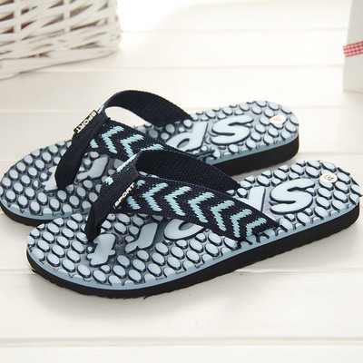 Casual ανδρικά σανδάλια 2019 Summer σαγιονάρες Flat σανδάλια Παπούτσια για ανδρικές ριγέ σαγιονάρες Σανδάλια παραλίας Παπούτσια Ανδρικά παπούτσια εξωτερικά