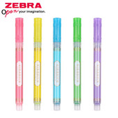 1 buc ZEBRA WKS18 Color cheie aspră Evidențiază Marker fluorescent Cont de mână Kirarich Stilo perlat lucios rezistent la apă