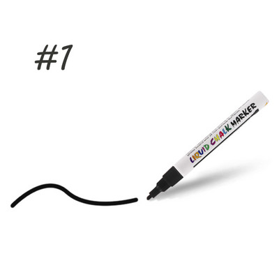 Neon Pachet 8 Markere cu cretă lichidă ștersă umedă pentru sticlă, tablă neporoasă, tablă, ceramică, piatră, oglindă