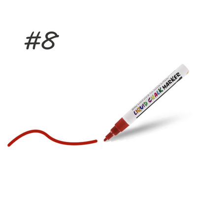 Neon Pachet 8 Markere cu cretă lichidă ștersă umedă pentru sticlă, tablă neporoasă, tablă, ceramică, piatră, oglindă