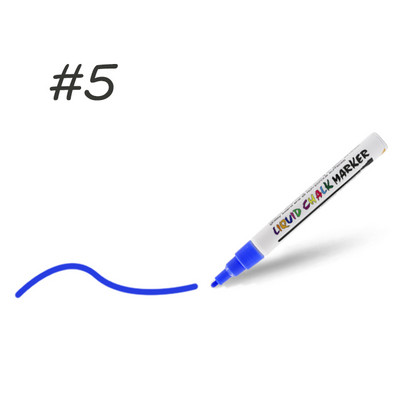 Neon Pachet 8 Markere cu cretă lichidă ștersă umedă pentru sticlă, tablă neporoasă, tablă, ceramică, piatră, oglindă