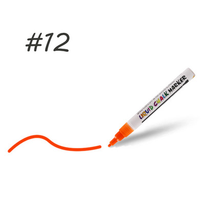 Neon Pachet 8 Markere cu cretă lichidă ștersă umedă pentru sticlă, tablă neporoasă, tablă, ceramică, piatră, oglindă