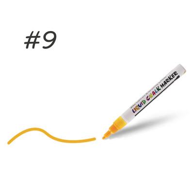 Neon Pachet 8 Markere cu cretă lichidă ștersă umedă pentru sticlă, tablă neporoasă, tablă, ceramică, piatră, oglindă