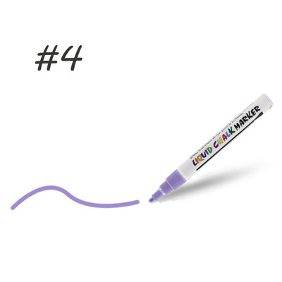 Neon Pachet 8 Markere cu cretă lichidă ștersă umedă pentru sticlă, tablă neporoasă, tablă, ceramică, piatră, oglindă