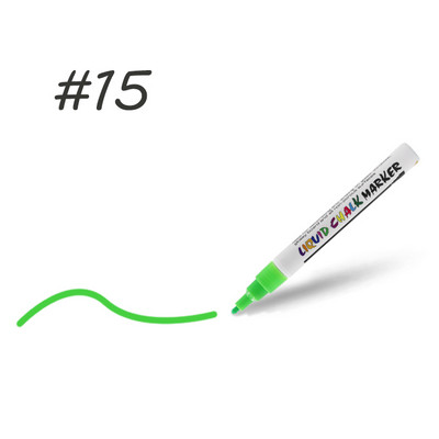 Neon Pachet 8 Markere cu cretă lichidă ștersă umedă pentru sticlă, tablă neporoasă, tablă, ceramică, piatră, oglindă