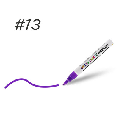 Neon Pachet 8 Markere cu cretă lichidă ștersă umedă pentru sticlă, tablă neporoasă, tablă, ceramică, piatră, oglindă